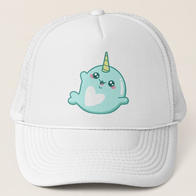 Boné Narwhal Kawaii (Frente)