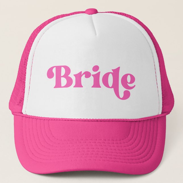 Boné Nashville Bride Bachelorette Weekend Trucker Hat (Frente)