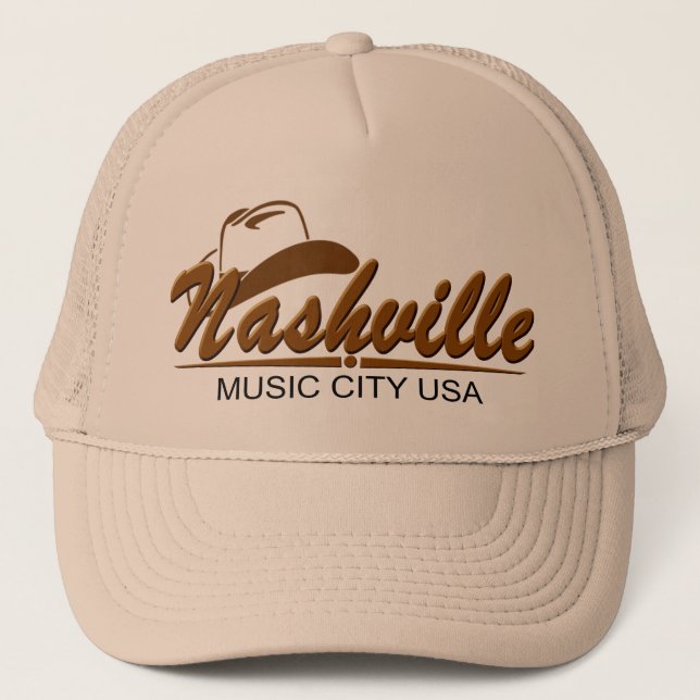 Boné Nashville Country Music Trucker Hat (Frente)