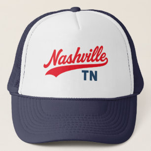 Boné Nashville TN Swoosh Script Design - Retro