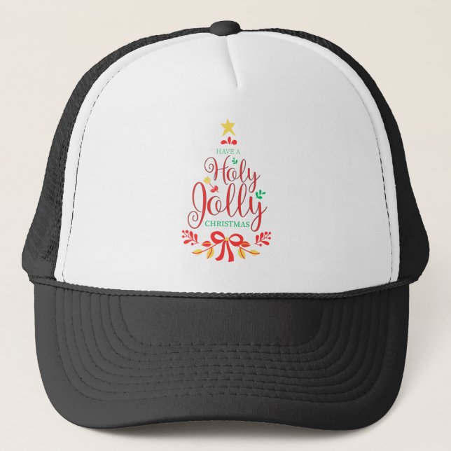 Boné Natal Alegre e Divertido (Frente)
