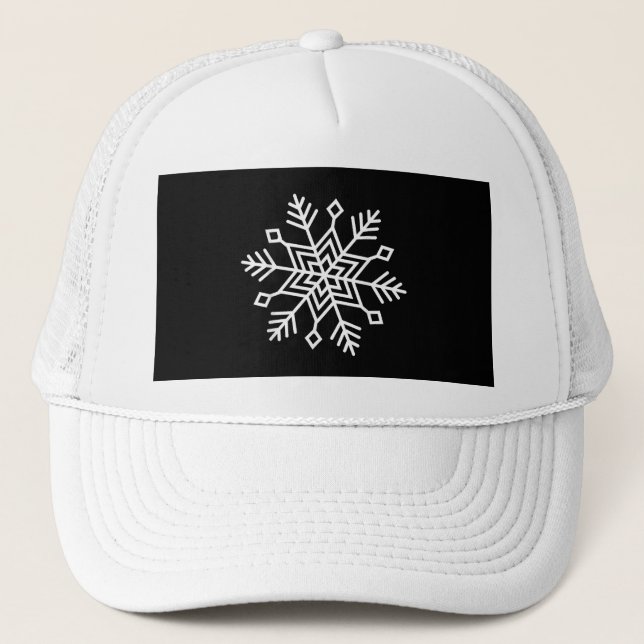 Boné Natal de Inverno Floco de Neve Correspondente Famí (Frente)