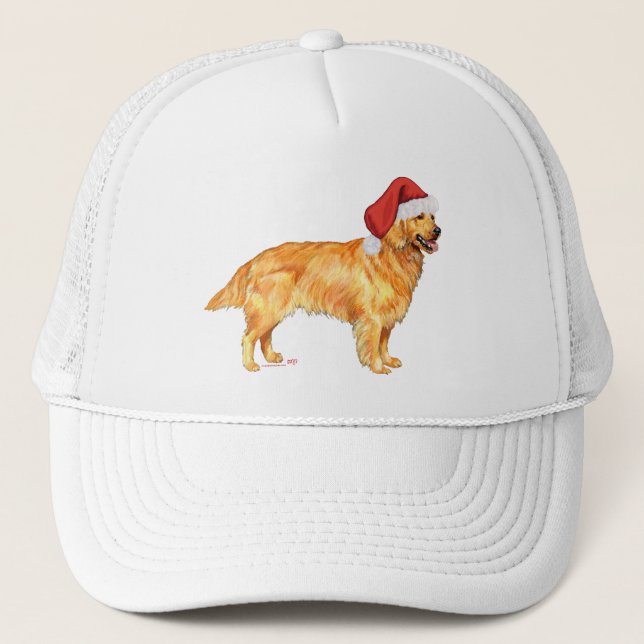 Boné Natal do Golden Retriever (Frente)