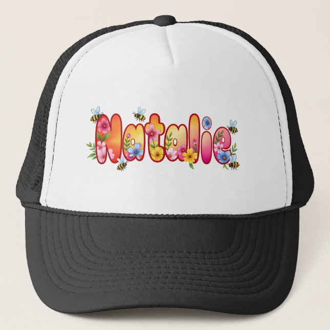 Boné Natalie - chapéus personalizados para ela (Frente)