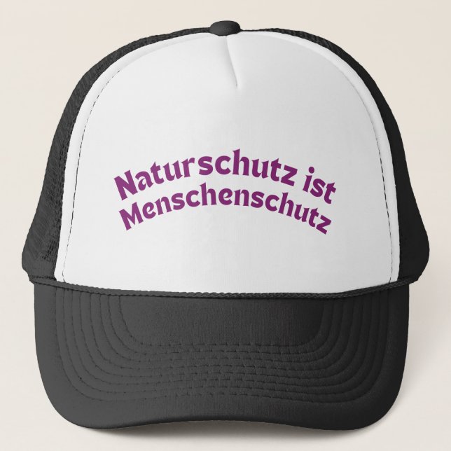 Boné Nature conservation is human protection (German) (Frente)