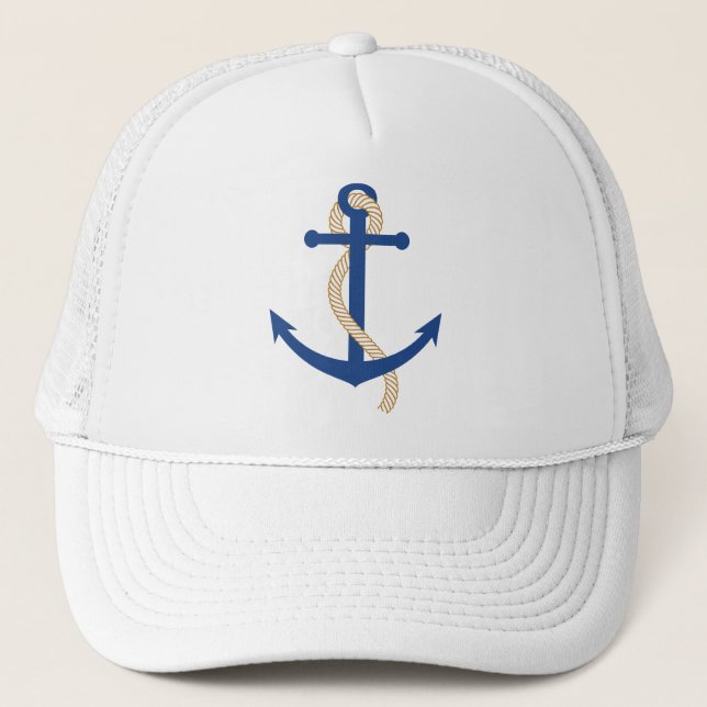 Boné Nautical Anchor Baseball Cap (Frente)