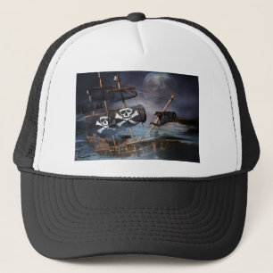 BONÉ NAVIO PIRATE GHOST