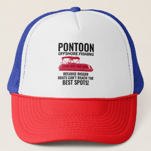 Boné Navio Pontoon Capitão Barco Pontooning Pesca