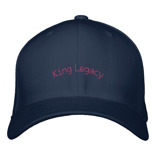 Boné Navy King Legacy Premium Wool-Hat Flexfit Trucker  (Frente)