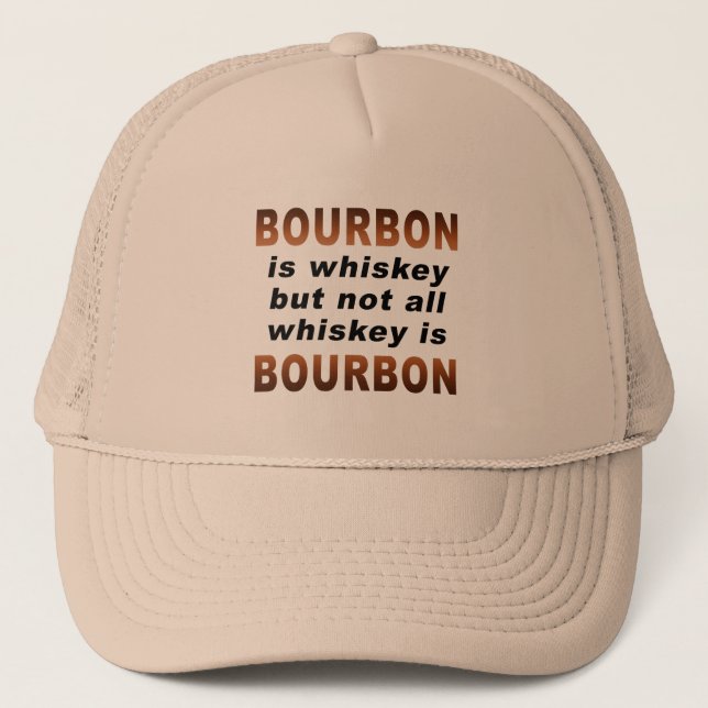 Boné Nem Todo Whiskey É BOURBON! (Frente)