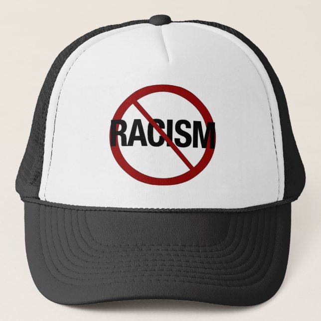 Boné Nenhum racismo (Frente)