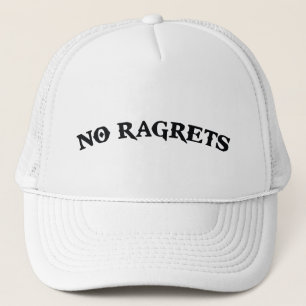 Boné Nenhum Ragrets Mispelled lamenta o tatuagem