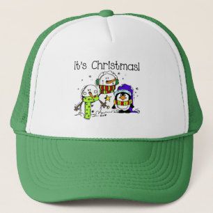 Boné Neves e Pinguins É Natal