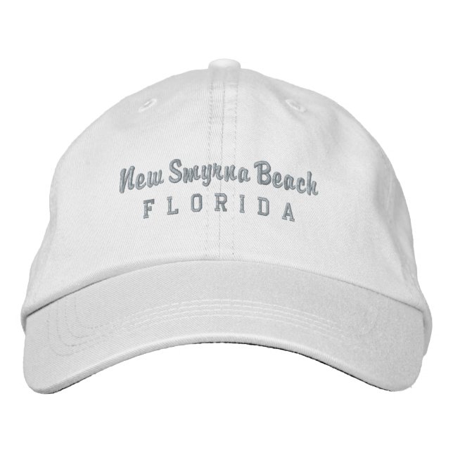Boné New Smyrna Beach, Flórida, bordou o chapéu de base (Frente)