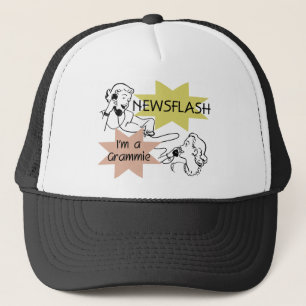 Boné Newsflash eu sou t-shirt e presentes de um Grammie