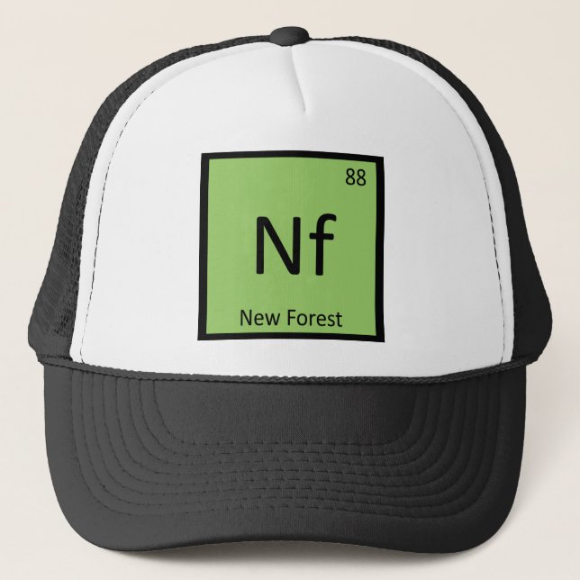 Boné Nf - Pônei da Nova Floresta Elemento Químico Caval (Frente)