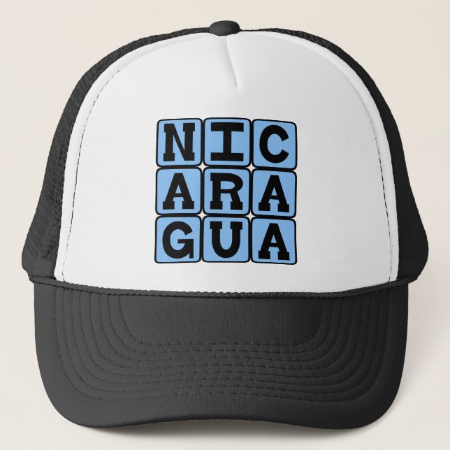 Boné Nicarágua, País da América Central (Frente)