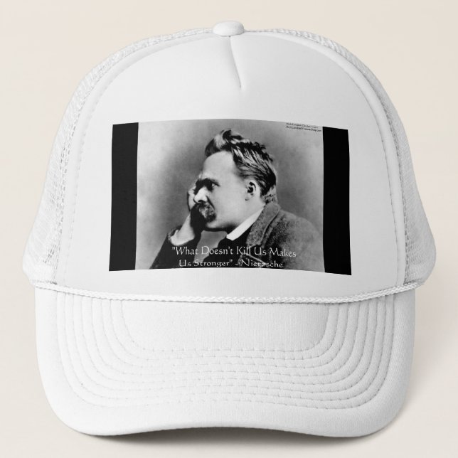 Boné Nietzsche "Não Matar U" Citando presentes e Camise (Frente)