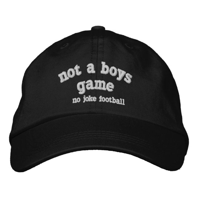 Boné NJF Não É Um Jogo De Meninos  (Frente)