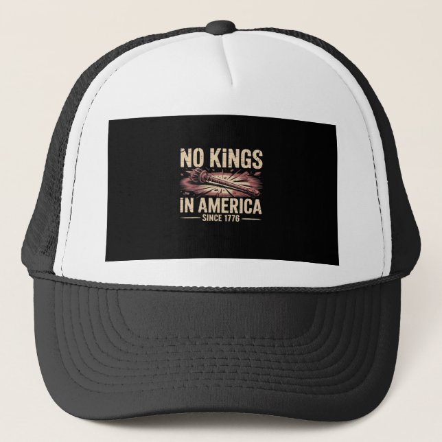 Boné No Kings In America Since 1776 King Free Classic V (Frente)