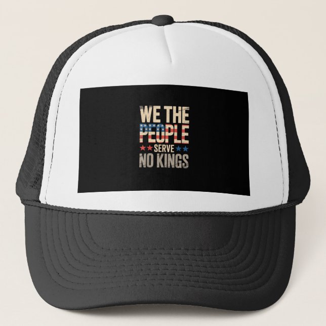 Boné No Kings In America We The People (Frente)