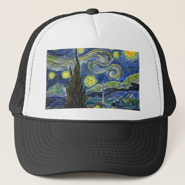 Boné Noite Estrelada, Van Gogh (Frente)