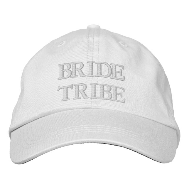 Boné Noiva Chic Tribe rosa bege branco (Frente)