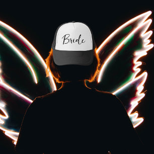 Boné Noiva Preta e Branca