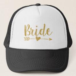 Boné Noiva|Tribo Bride|Ouro Glitter-Impressão