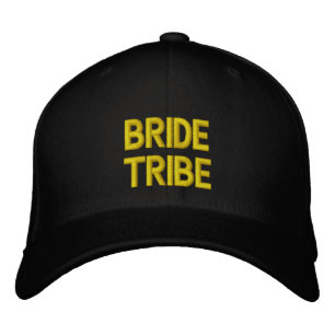 Boné Noiva Tribo Dourado Tipografia Despedida Embroider