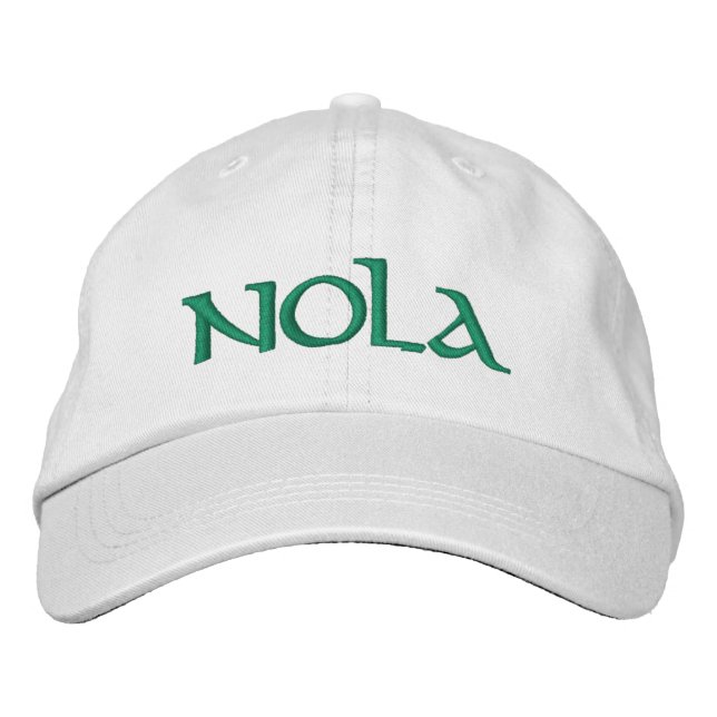 Boné Nola Mardi Gras bordado personalizado (Frente)