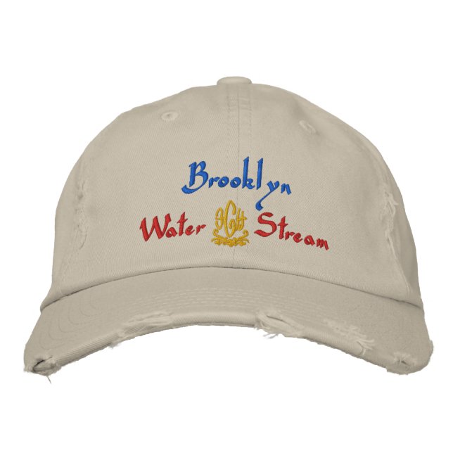 Boné Nome Brooklyn com Pedra Inglesa (Frente)