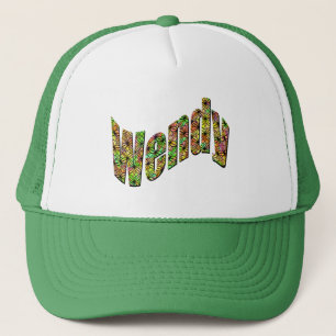Boné Nome Colorido Wendy, Truckers Hat