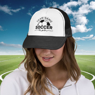 Boné Nome da Equipe de Futebol da Mamãe Personalizado P