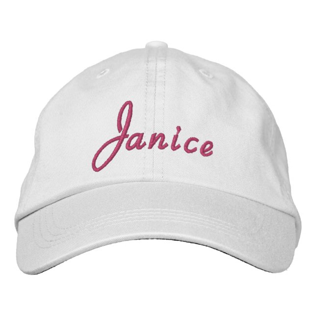 Boné Nome da Janice (Frente)