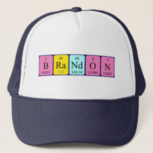 Boné Nome da mesa periódica Brandon