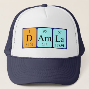 Boné Nome da mesa periódica Damla que