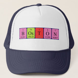 Boné Nome da mesa periódica de Boston que