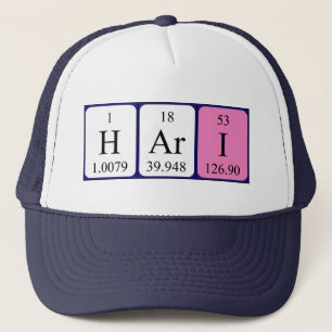 Boné Nome da mesa periódica Hari que