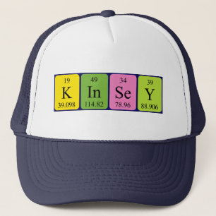 Boné Nome da mesa periódica Kinsey que