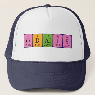 Boné Nome da mesa periódica Odalis que