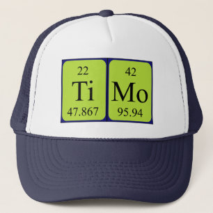 Boné Nome da mesa periódica Timo que