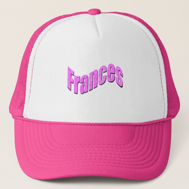 Boné Nome das Frances Mosaicas Rosa, Hábitos dos Caminh (Frente)