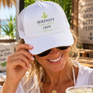 Boné Nome de Barco Personalizado Margarita Crew Náutico