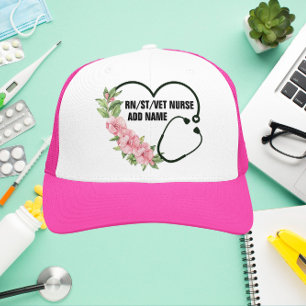 Boné Nome de Enfermeiro Veterano Registrado por Estudan