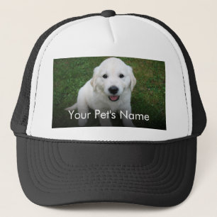 Boné Nome de Foto de Pet Personalizado Adicione Sua Fot