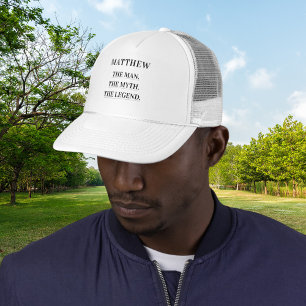 Boné Nome de homem mito lenda divertido