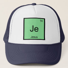 Boné Nome de Jesus Química Elemento Tabela Periódica