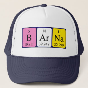 Boné Nome de mesa periódica de Barna que