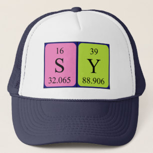 Boné Nome de mesa periódica y que 1